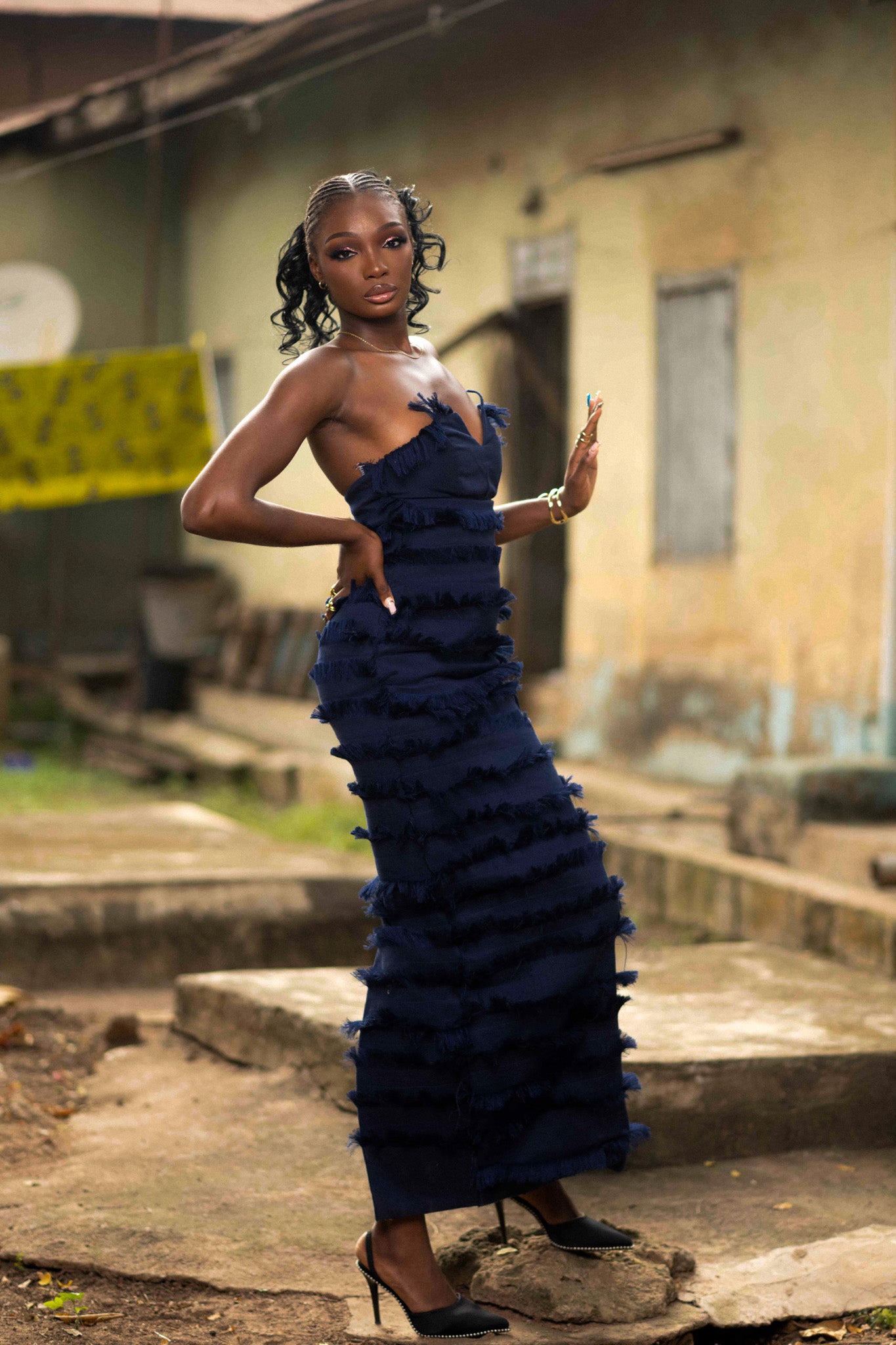 Elú Fringe Dress