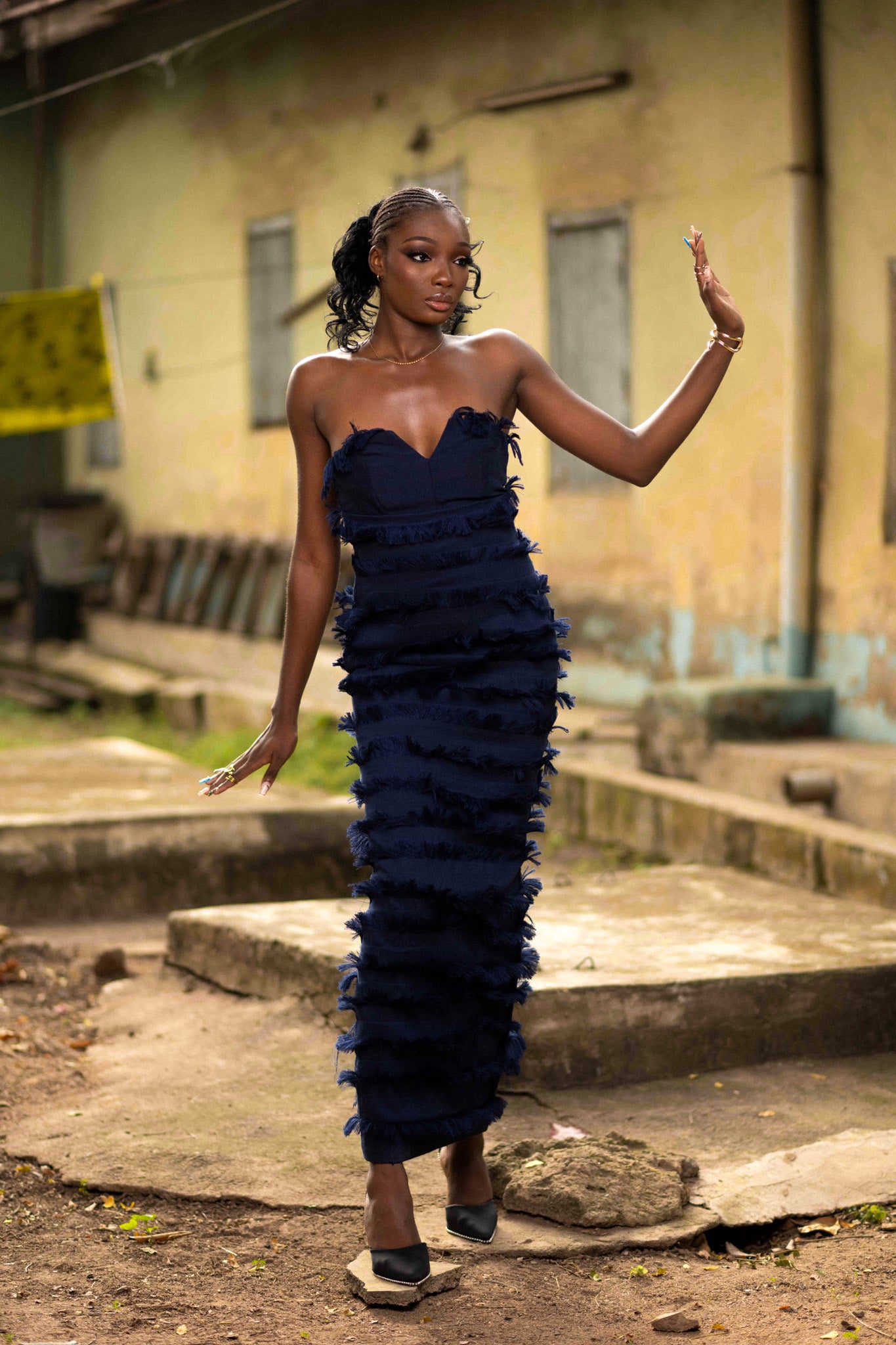 Elú Fringe Dress