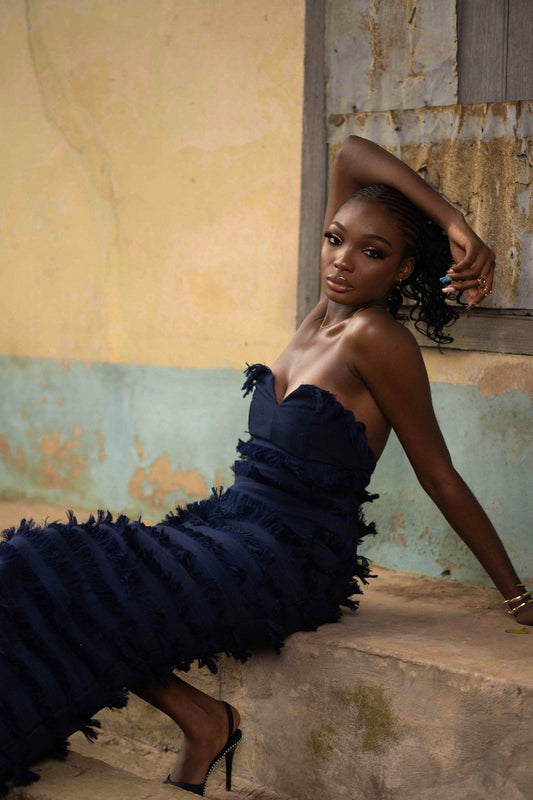 Elú Fringe Dress
